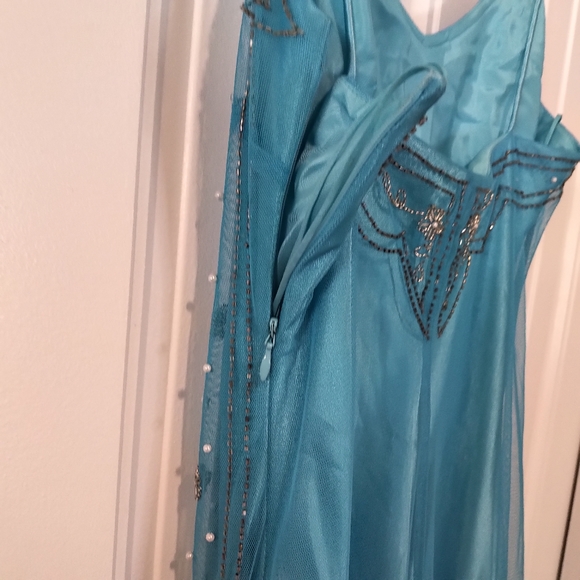 Floor length art deco beaded dress remake - Picture 8 of 11